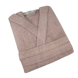 Μπουρνούζι Με Κουκούλα Dusty Rose