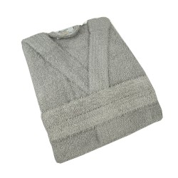 Μπουρνούζι Με Κουκούλα Grey