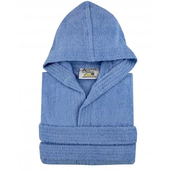 Παιδικό Μπουρνούζι με Κουκούλα Blue