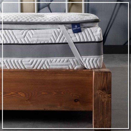 Ανώστρωμα 120x200x7εκ. Μονό με Καπιτονέ Κάλυμμα εμποτισμένο με Aloe Vera