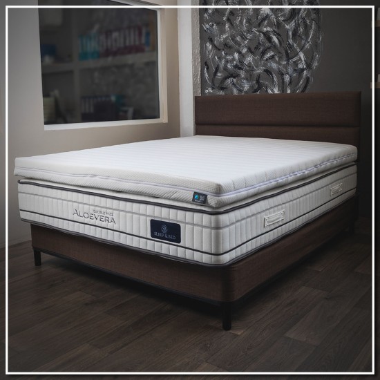 Ανώστρωμα 150x200x10εκ. Υπέρδιπλο Δύο Όψεων 10 εκ. με Καπιτονέ Κάλυμμα