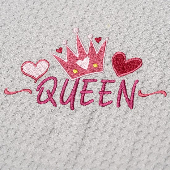 ΚΟΥΒΕΡΤΑ ΠΙΚΕ ΑΓΚΑΛΙΑΣ 80X110 ADAM HOME QUEEN GREY