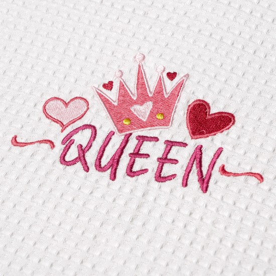 ΚΟΥΒΕΡΤΑ ΠΙΚΕ ΑΓΚΑΛΙΑΣ 80X110 ADAM HOME QUEEN WHITE