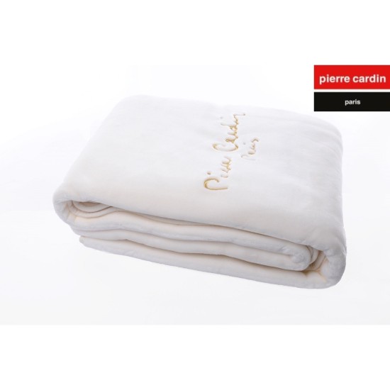 ΚΟΥΒΕΡΤΑ ΜΟΝΗ 160X220 PIERRE CARDIN NANCY 545 NATURAL(29)