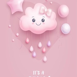 ΔΙΑΔΡΟΜΟΣ ΑΝΤΙΟΛΙΣΘΗΤΙΚΟΣ 42801 IT’S A GIRL LINEAHOME