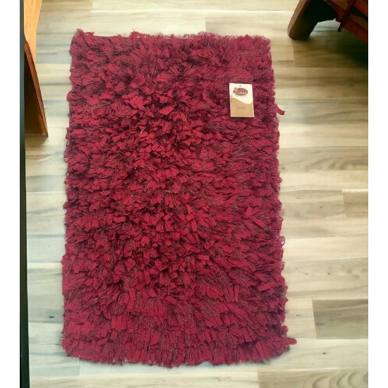 ΠΑΤΑΚΙ SHAGGY CHENILLE ΜΠΟΡΝΤΩ   50Χ80 LINEAHOME