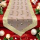 ΧΡΙΣΤΟΥΓΕΝΝΙΑΤΙΚΗ ΤΡΑΒΕΡΣΑ SANTA SNOW  ΕΚΡΟΥ 45X170 45Χ170 LINEAHOME