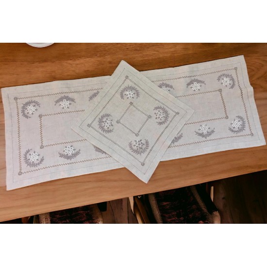 ΣΕΤ ΚΑΡΕ 7ΤΜΧ ΛΙΝΟ ΑΖΟΥΡ ΧΕΙΡΟΣ BEATRIZ LINEAHOME