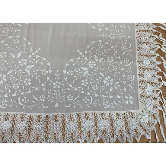 ΣΕΤ  ΚΑΡΕ 4TMX ΜΕ ΚΕΝΤΗΜΑ ΧΕΙΡΟΣ  PURE 100% CREPE SILK HEART LINEAHOME