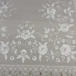 ΣΕΤ  ΚΑΡΕ 4TMX ΜΕ ΚΕΝΤΗΜΑ ΧΕΙΡΟΣ PURE 100% CREPE SILK JASMINE LINEAHOME