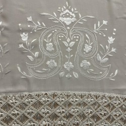 ΤΡΑΒΕΡΣΑ CREPE SILK ΜΕ ΚΕΝΤΗΜΑ ΧΕΙΡΟΣ AERIA 45X110 LINEAHOME