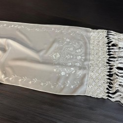 ΤΡΑΒΕΡΣΑ CREPE SILK ΜΕ ΚΕΝΤΗΜΑ ΧΕΙΡΟΣ AERIA 45X110 LINEAHOME