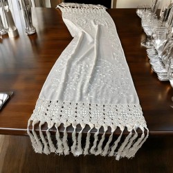 ΤΡΑΒΕΡΣΑ CREPE SILK ΜΕ ΚΕΝΤΗΜΑ ΧΕΙΡΟΣ HEART 50Χ150 LINEAHOME