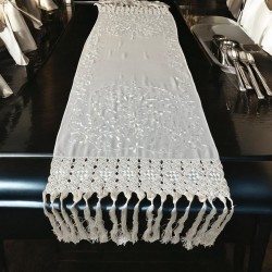 ΤΡΑΒΕΡΣΑ CREPE SILK ΜΕ ΚΕΝΤΗΜΑ ΧΕΙΡΟΣ HEART 50Χ150 LINEAHOME