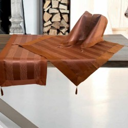 ΣΕΤ ΚΑΡΕ 4ΤΜΧ. ΣΑΤΙΝΕ ΖΑΚΑΡ ΜΕ ΦΑΣΑ BROWNIE LINEAHOME