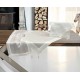ΣΕΤ ΚΑΡΕ 4ΤΜΧ. ΣΑΤΙΝΕ ΖΑΚΑΡ ΜΕ ΦΑΣΑ SENSES ΛΕΥΚΟ LINEAHOME