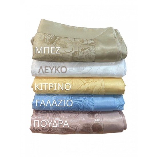ΣΕΤ ΚΑΡΕ 7ΤΜΧ. ROSES ΖΑΚΑΡ ΜΕ ΦΑΣΑ ΜΠΕΖ LINEAHOME