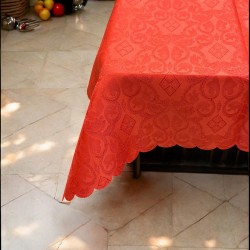 ΑΛΕΚΙΑΣΤΟ ΤΡΑΠΕΖΟΜΑΝΤΗΛΟ ΜΠΑΡΟΚ 140Χ180 ΚΟΡΑΛΙ LINEAHOME