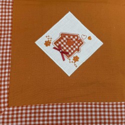 ΚΑΡΕ ΚΕΝΤΗΜΕΝΟ ΑΠΛΙΚΕ ΜΕ ΦΑΣΑ HOME ΠΟΡΤΟΚΑΛΙ 90Χ90 LINEAHOME