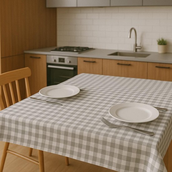 ΚΑΡΕ ΛΙΝΟ 100X100 ΚΑΡΩ ΓΚΡΙ LINEAHOME