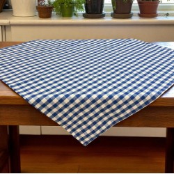 ΚΑΡΕ ΛΙΝΟ 100X100 ΚΑΡΩ ΜΠΛΕ LINEAHOME