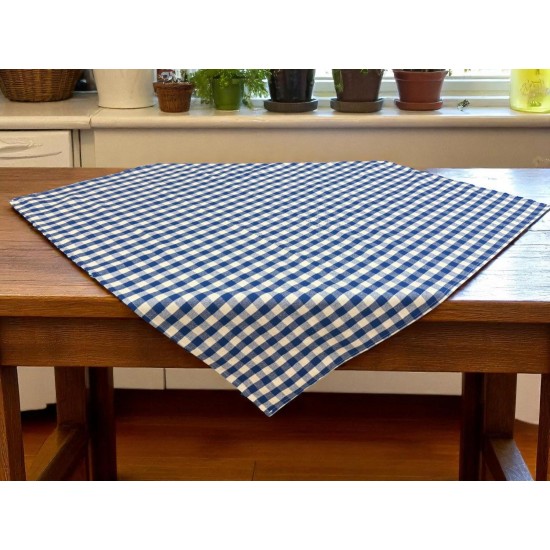 ΚΑΡΕ ΛΙΝΟ 100X100 ΚΑΡΩ ΜΠΛΕ LINEAHOME