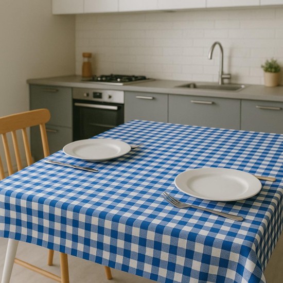 ΚΑΡΕ ΛΙΝΟ 100X100 ΚΑΡΩ ΜΠΛΕ LINEAHOME