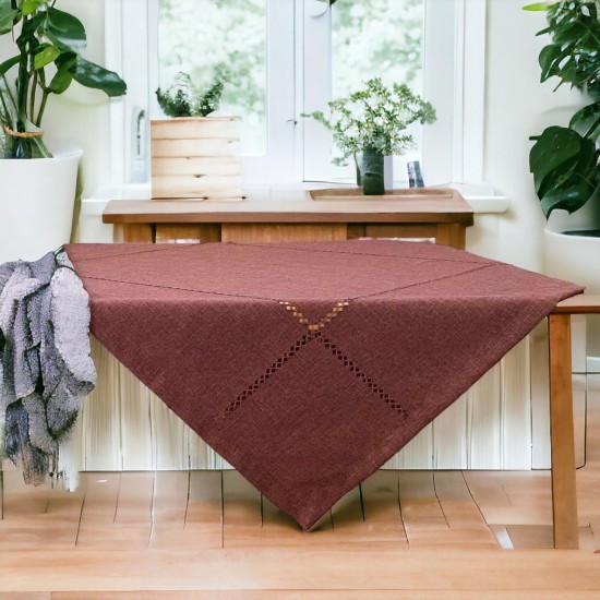 ΚΑΡΕ ΛΙΝΟ 85Χ85 ΜΕ ΑΖΟΥΡ ΧΕΙΡΟΣ IRIS 10948 ΚΑΝΕΛΙ LINEAHOME