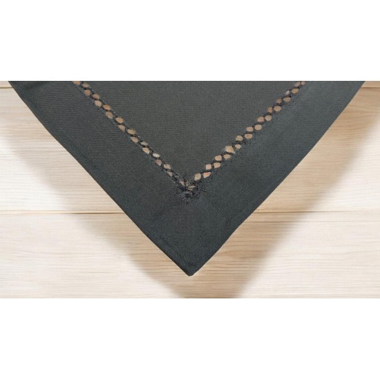 ΚΑΡΕ ΛΙΝΟ 85Χ85 ΜΕ ΑΖΟΥΡ ΧΕΙΡΟΣ  IVY 3688A ΚΑΦΕ LINEAHOME