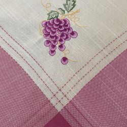 ΚΑΡΕ ΛΙΝΟ 85Χ85 ΜΕ ΚΕΝΤΗΜΑ  GRAPE 15580-3 LINEAHOME