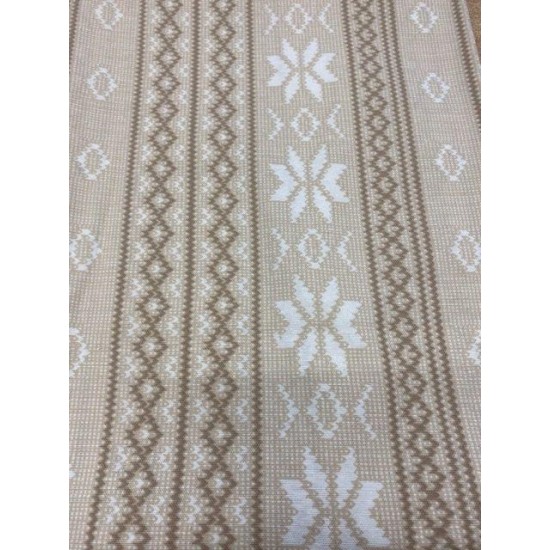 ΚΑΡΕ  ΛΟΝΕΤΑ CROSS STICH 90X90 LINEAHOME