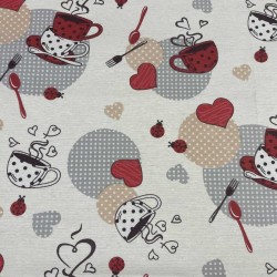 ΚΑΡΕ ΛΟΝΕΤΑ HEARTS 90X90 LINEAHOME