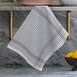 ΠΕΤΣΕΤΑ ΚΟΥΖΙΝΑΣ ΚΑΡΩ PIN ΓΚΡΙ 100% ΒΑΜΒΑΚΕΡΗ 50Χ70 LINEAHOME