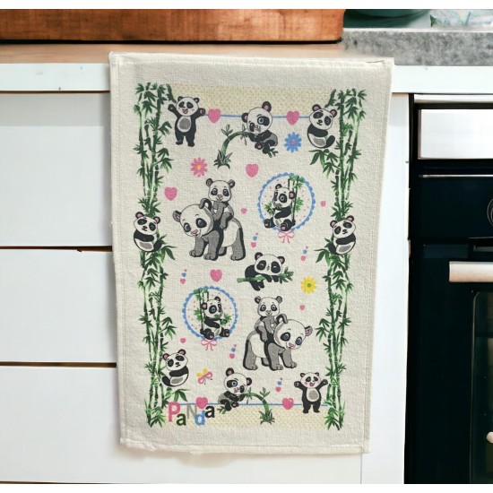 ΠΟΤΗΡΟΠΑΝΟ ΒΑΜΒΑΚΕΡΟ 100% PANDA 30Χ50 30X50 LINEAHOME