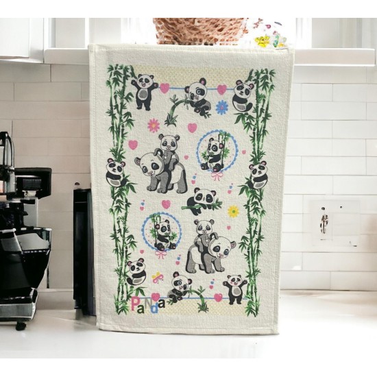 ΠΟΤΗΡΟΠΑΝΟ ΒΑΜΒΑΚΕΡΟ 100% PANDA 30Χ50 30X50 LINEAHOME