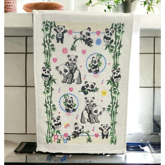 ΠΟΤΗΡΟΠΑΝΟ ΒΑΜΒΑΚΕΡΟ 100% PANDA 30Χ50 30X50 LINEAHOME