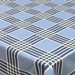ΤΡΑΠΕΖΟΜΑΝΤΗΛΟ ΦΑΓΗΤΟΥ ΚΑΡΩ CYCLADIC ΜΠΛΕ 140X180 LINEAHOME