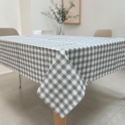 ΤΡΑΠΕΖΟΜΑΝΤΗΛΟ ΦΑΓΗΤΟΥ ΚΑΡΩ Ν5467 ΓΚΡΙ ΑΠΟ LINEAHOME