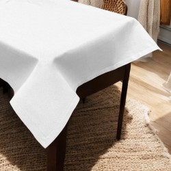 ΤΡΑΠΕΖΟΜΑΝΤΗΛΟ ΛΙΝΟ  ΚΩΔ.W3688 ΛΕΥΚΟ 140Χ140 LINEAHOME