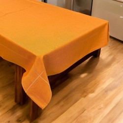 ΤΡΑΠΕΖΟΜΑΝΤΗΛΟ ΠΛΑΚΕ ΚΩΔ. YL13965  ΠΟΡΤΟΚΑΛΙ 140Χ80 LINEAHOME