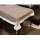 ΤΡΑΠΕΖΟΜΑΝΤΗΛΟ ΒΟΥΑΛ ΜΕ ΚΕΝΤΗΜΑ CAMELIA 140X180 LINEAHOME