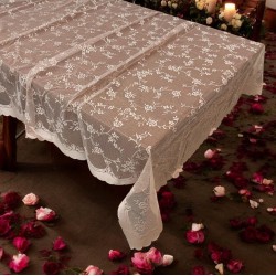 ΤΡΑΠΕΖΟΜΑΝΤΗΛΟ ΔΑΝΤΕΛΑ ROMANCE ΠΟΥΔΡΑ  140Χ180 LINEAHOME