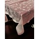 ΤΡΑΠΕΖΟΜΑΝΤΗΛΟ ΔΑΝΤΕΛΑ ROMANCE ΠΟΥΔΡΑ  160Χ220 LINEAHOME