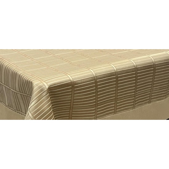 ΤΡΑΠΕΖΟΜΑΝΤΗΛΟ  ΣΑΤΙΝΕ ΖΑΚΑΡ ΜΕ ΦΑΣΑ  HORIZON 140X180 LINEAHOME