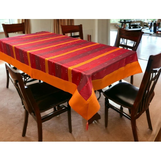 ΤΡΑΠΕΖΟΜΑΝΤΗΛΟ  ΣΑΤΙΝΕ ΖΑΚΑΡ ΜΕ ΦΑΣΑ TIVOLI  180X220 LINEAHOME