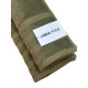 ΠΕΤΣΕΤΑ VERONA ΧΑΚΙ 480gr/m² 100% BAMBAKI 50Χ90 LINEAHOME