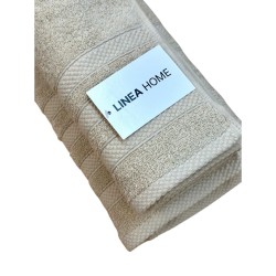 ΠΕΤΣΕΤΑ VERONA ΕΚΡΟΥ 480gr/m² 100% BAMBAKI 70Χ140 LINEAHOME