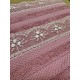 ΣΕΤ ΠΕΤΣΕΤΕΣ 2ΤΜΧ ΜΕ ΔΑΝΤΕΛΑ DUSTY PINK ΣΕ ΚΟΥΤΙ 50Χ90+70Χ140 LINEAHOME