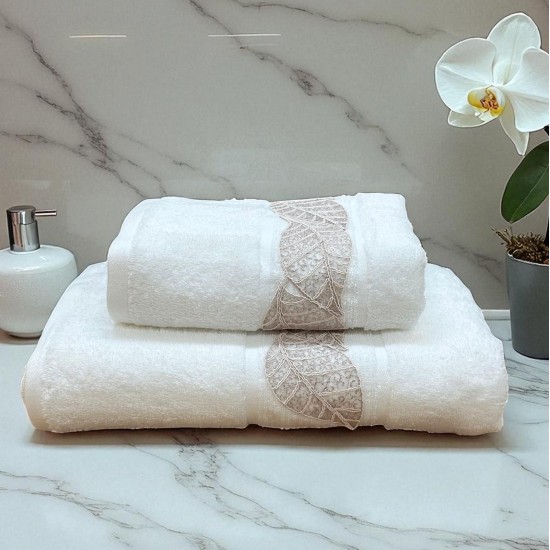 ΣΕΤ ΠΕΤΣΕΤΕΣ 2ΤΜΧ ΜΕ ΔΑΝΤΕΛΑ  ΕΚΡΟΥ ARLES  ΣΕ ΚΟΥΤΙ 50Χ90+70Χ140 LINEAHOME