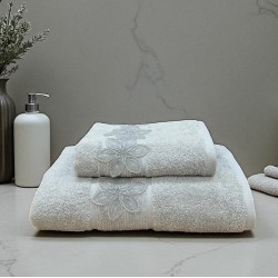 ΣΕΤ ΠΕΤΣΕΤΕΣ 2ΤΜΧ ΜΕ ΔΑΝΤΕΛΑ  ΓΚΡΙ COMO ΣΕ ΚΟΥΤΙ 50Χ90+70Χ140 LINEAHOME